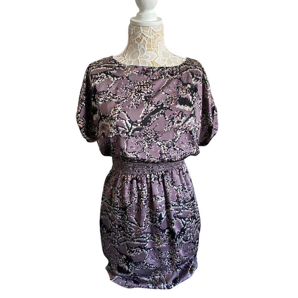 Purple Boatneck Dress M
